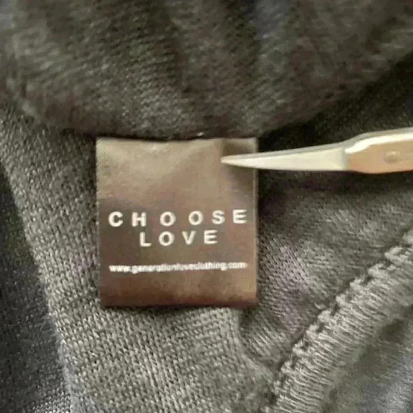 Generation Love 100% Linen Cap Sleeve Black Lace Blouse Size S - Picture 9 of 9